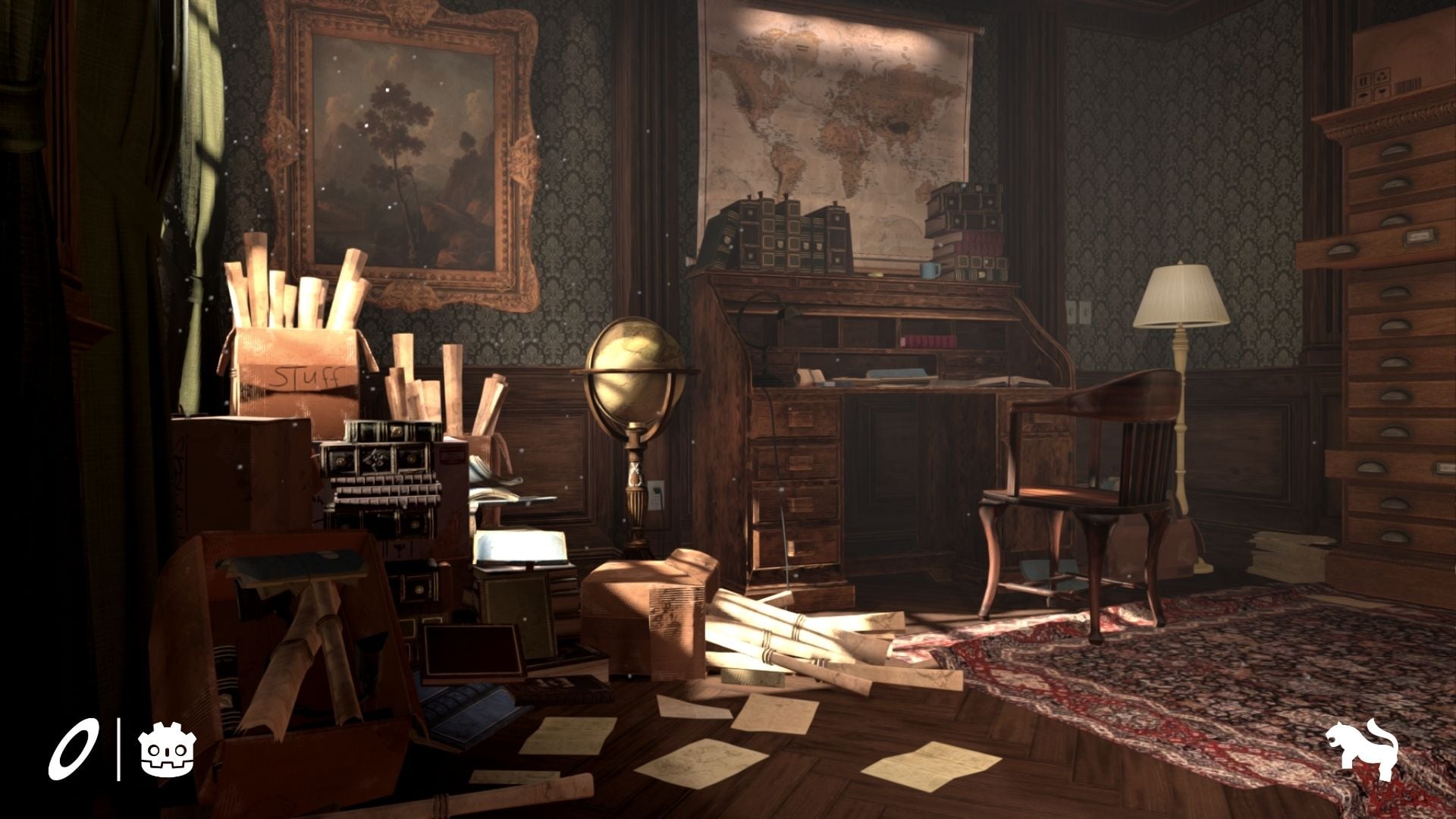 Victorian Interior for Godot