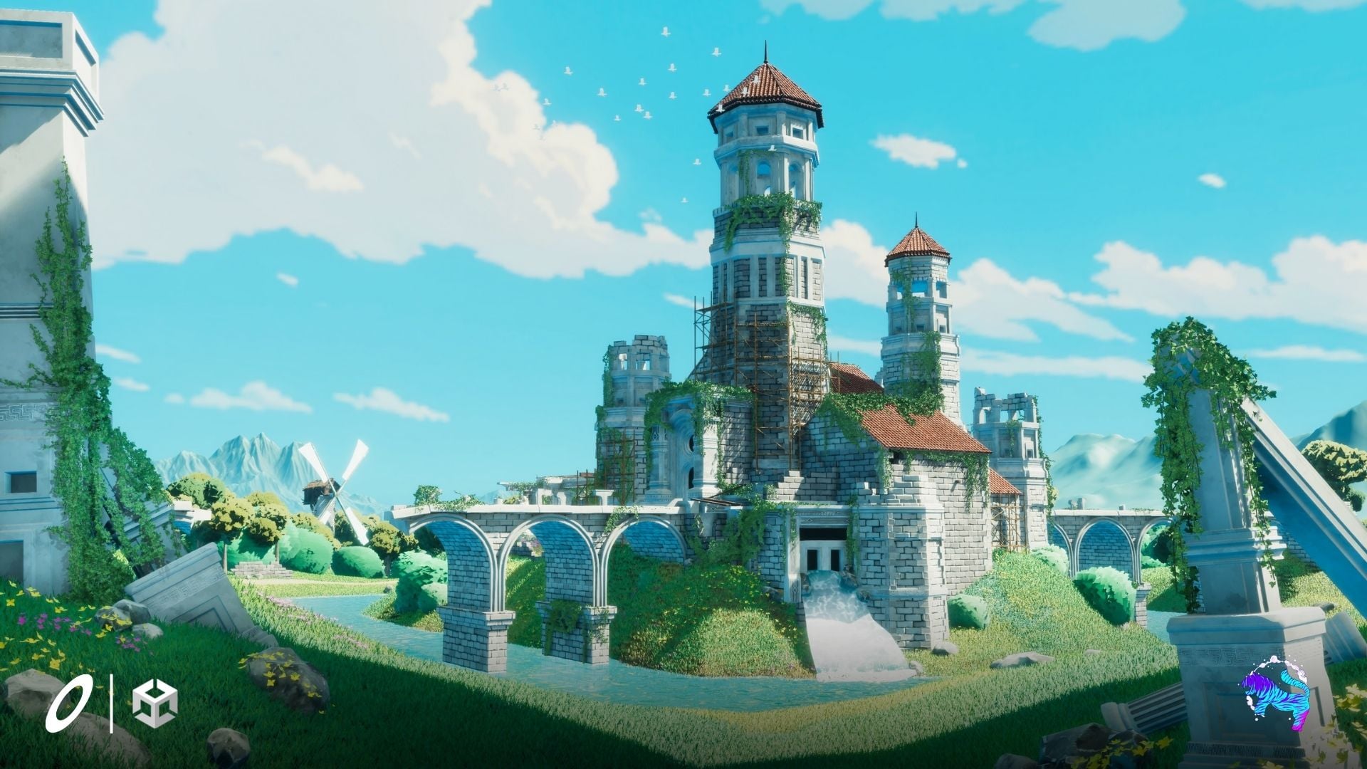Stylized Castle Ruins