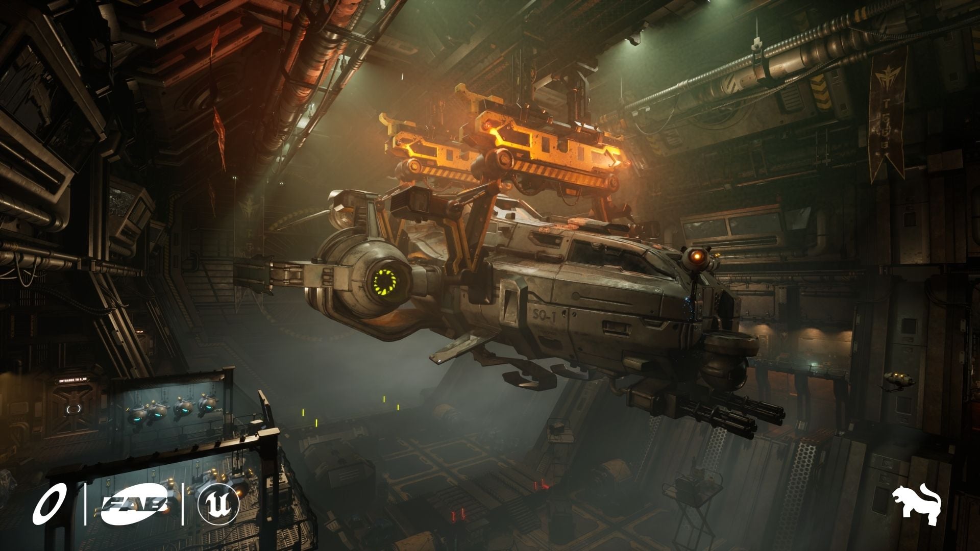 Sci-Fi Spaceship Hangar