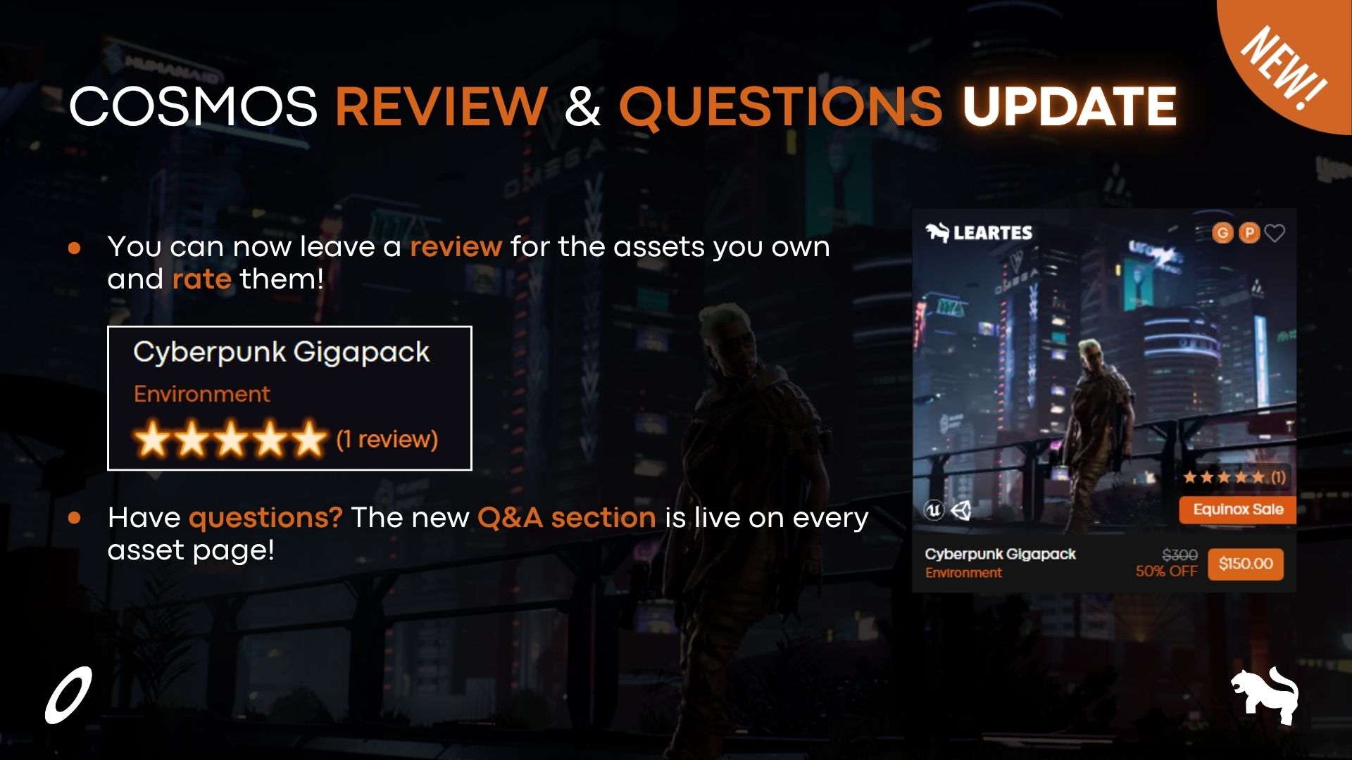 New Features Update on Cosmos