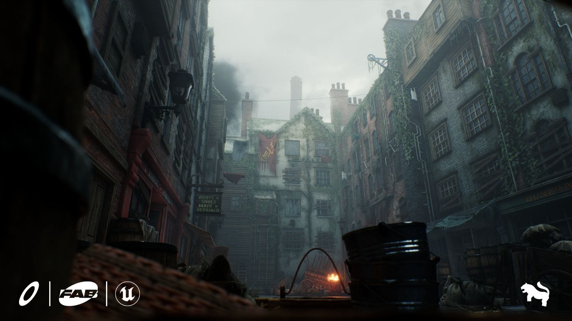 Victorian Decayed Alley Environment