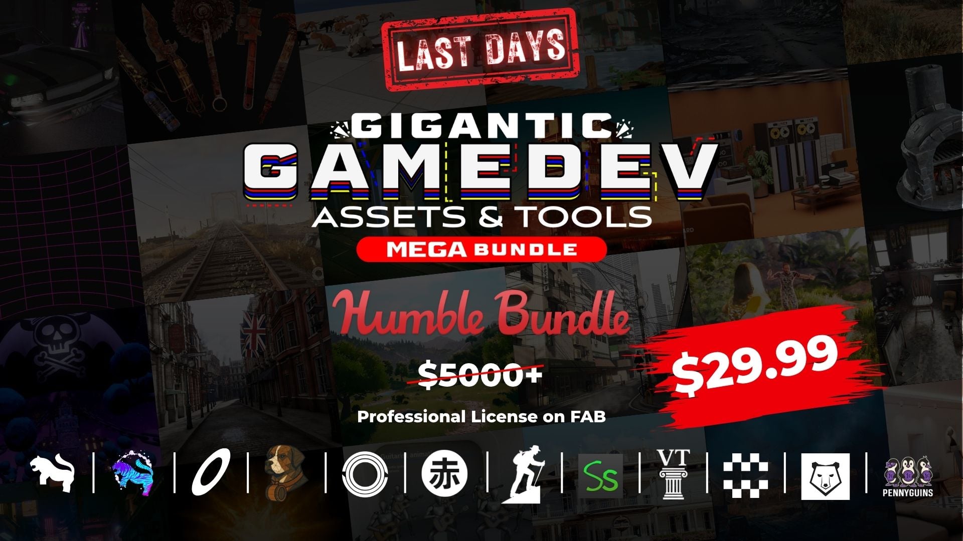 Gigantic Game Dev Assets Bundle