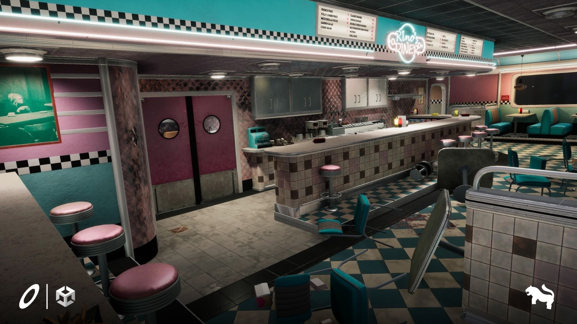 Rino's Diner Environment