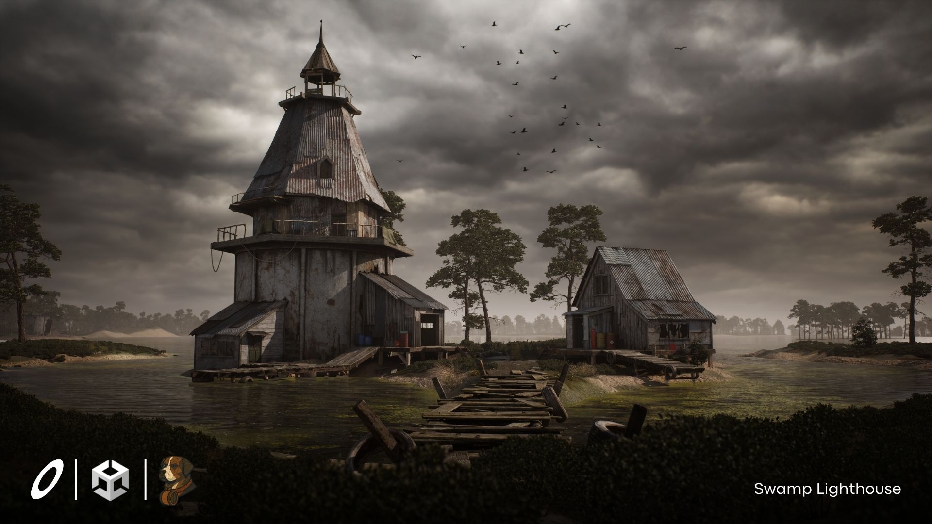 Swamp Lighthouse Environment