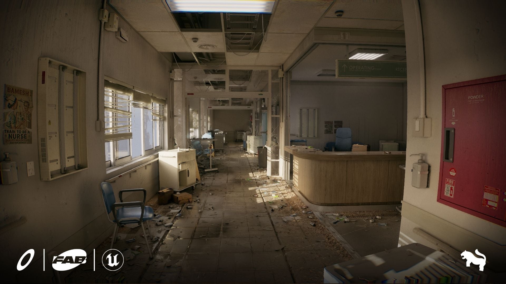 Abandoned Hospital Environment