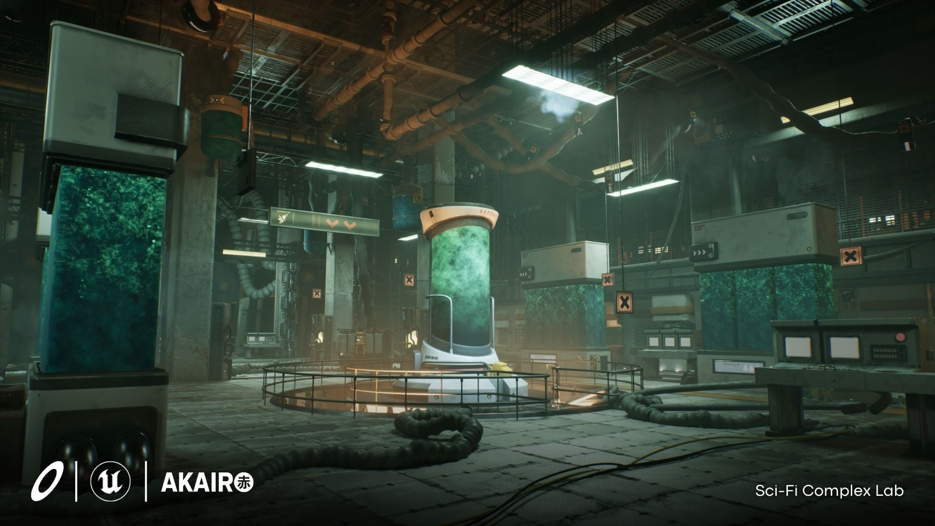 Sci-Fi Complex Lab Environment