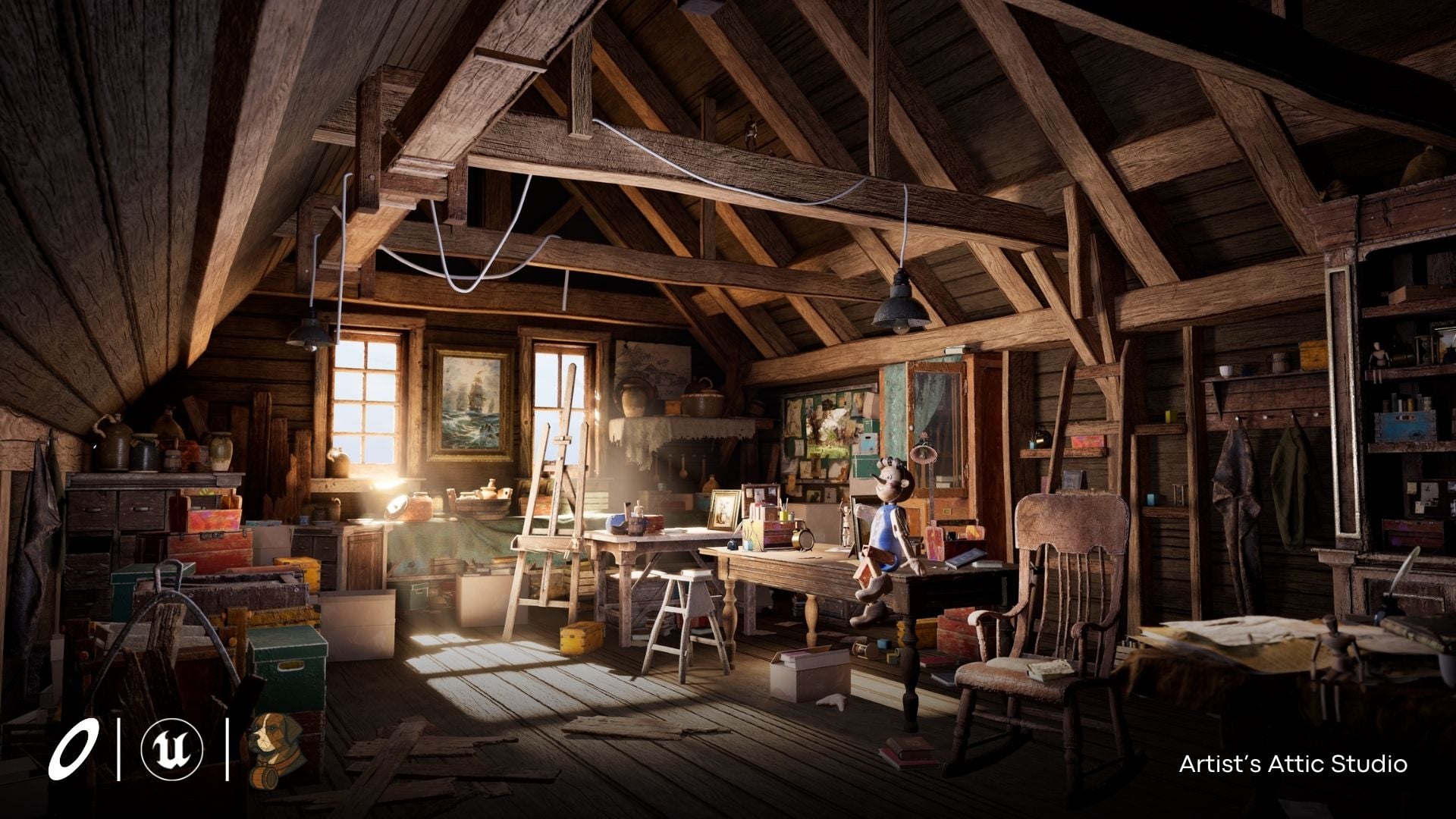 New Release: Artist's Attic Studio Environment