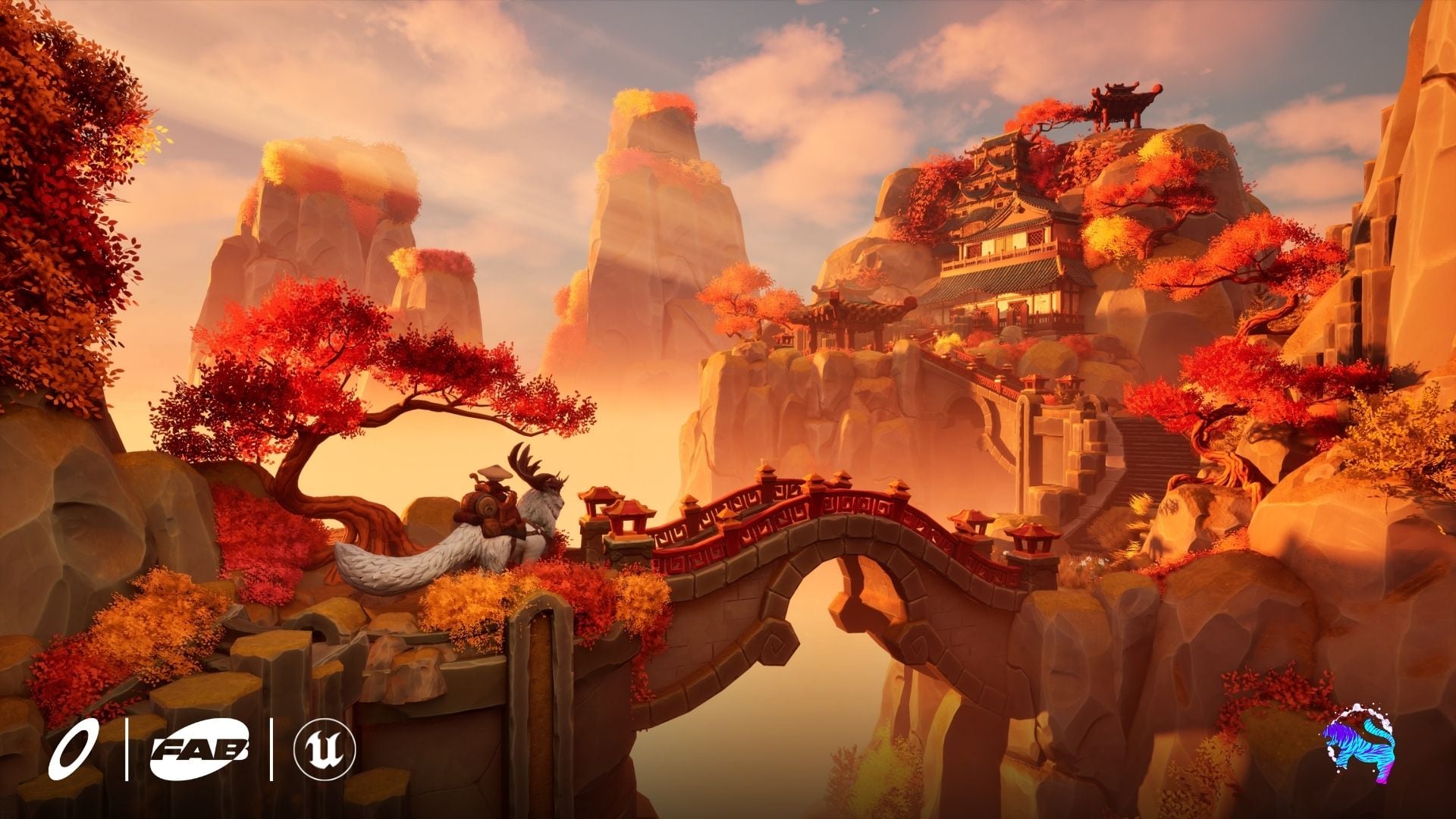 Stylized Chinese Lost Temple Environment