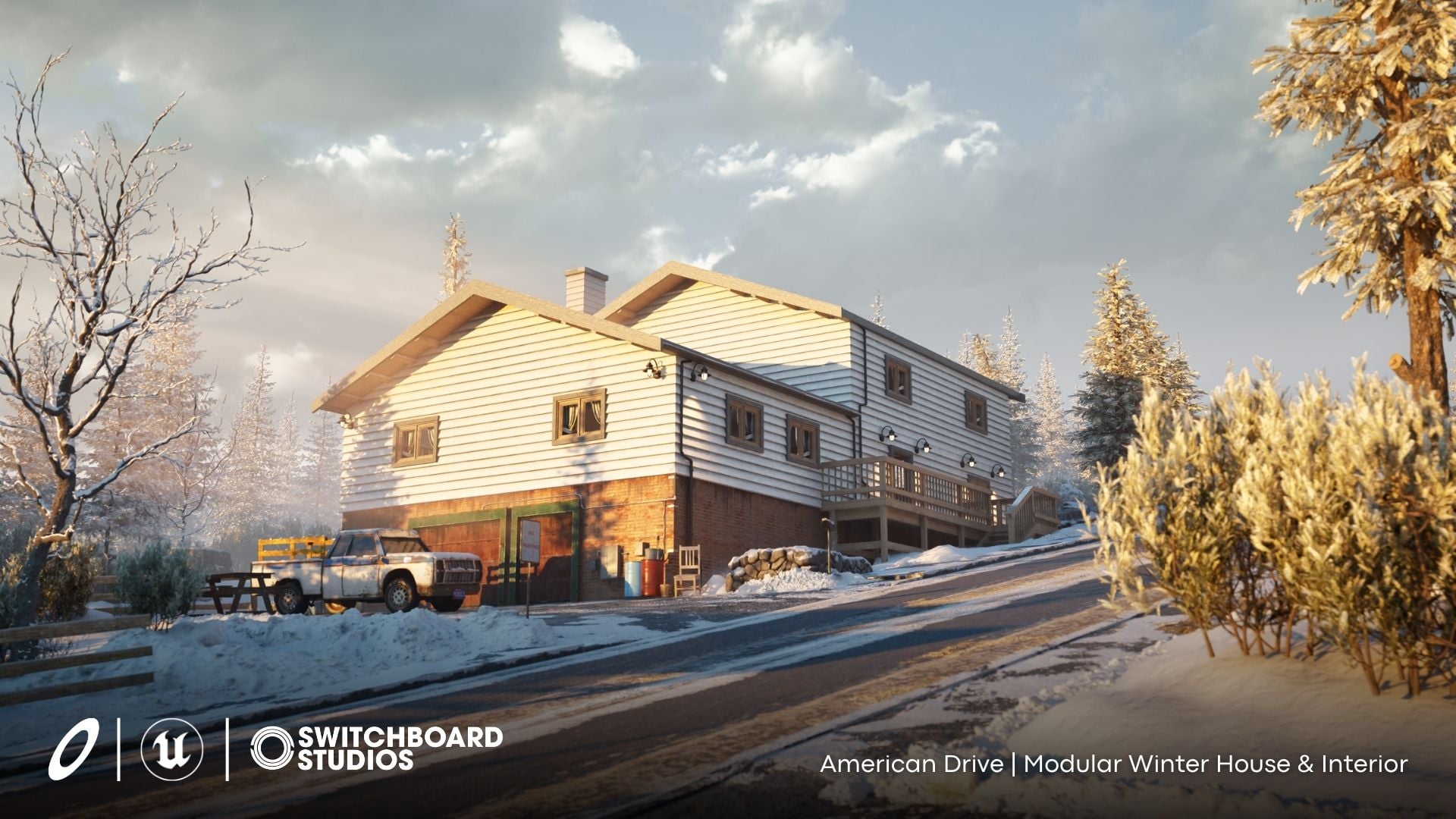 American Drive | Modular Winter House & Interior Environment