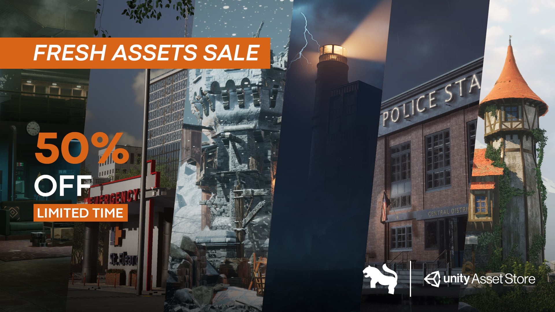 Fresh Assets Sale on Unity Asset Store