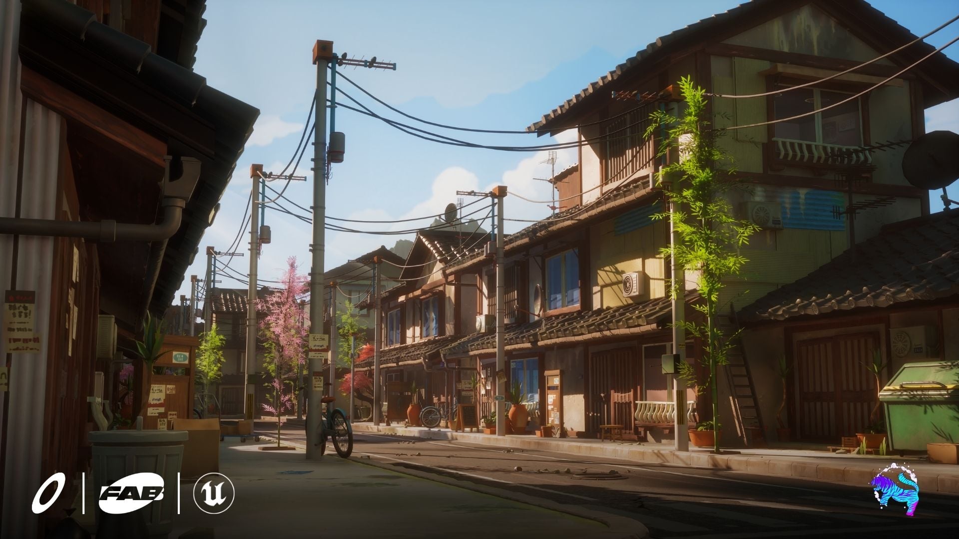 Stylized Japanese Street Environment