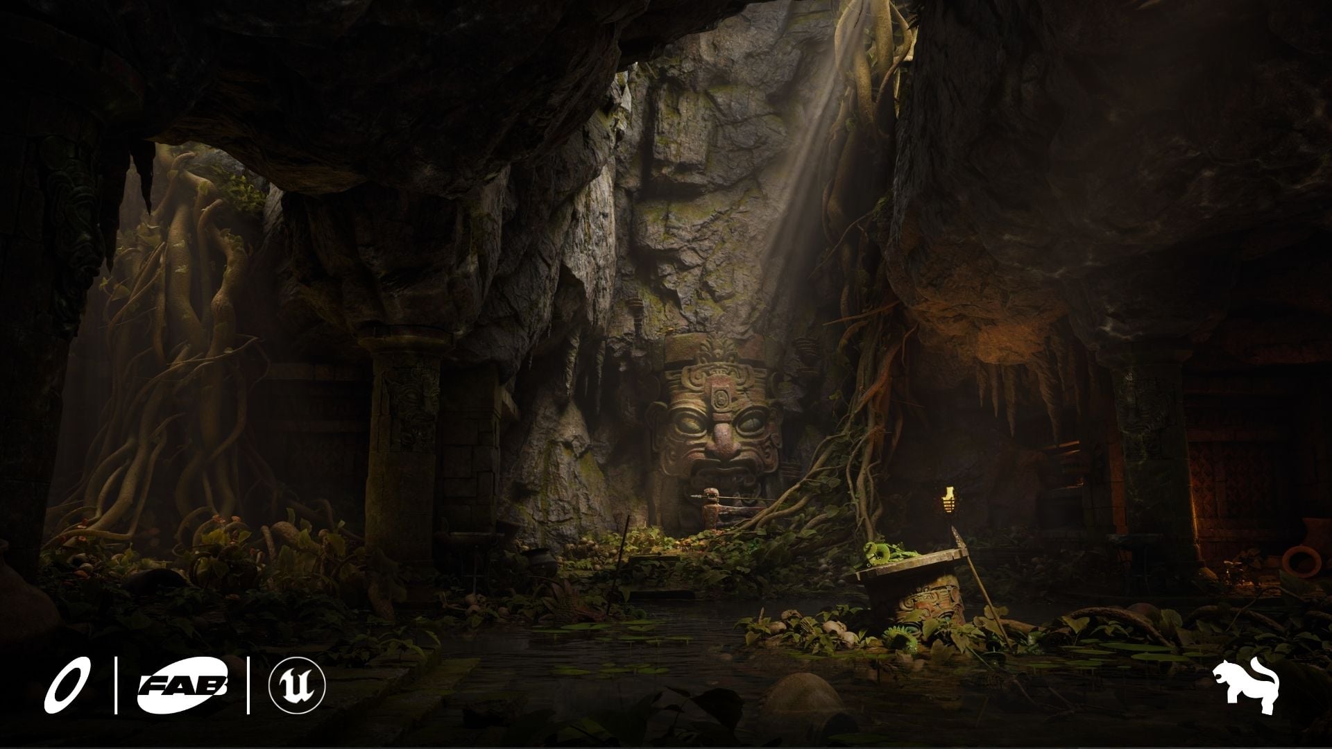 Mayan Caves Dungeon Environment