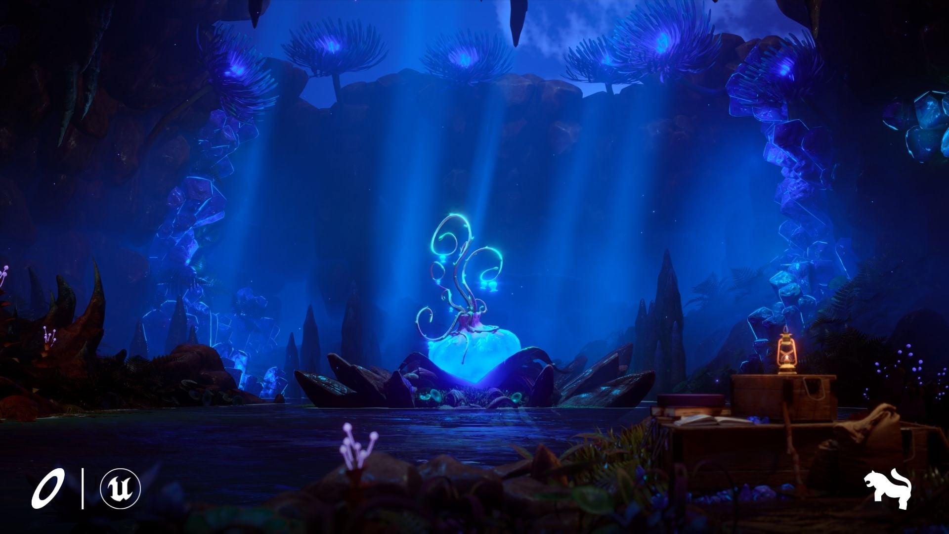 Crystal Cave Dungeon Environment