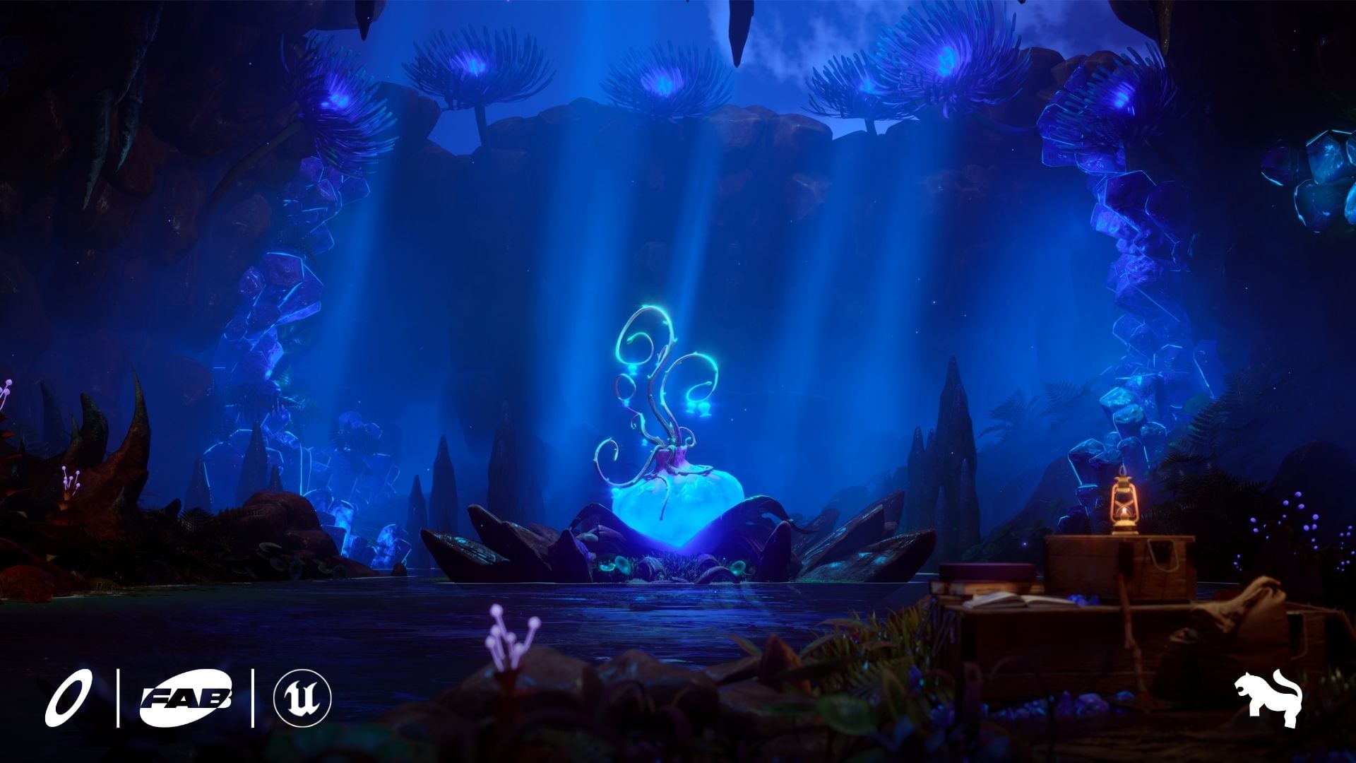 Crystal Cave Dungeon Environment